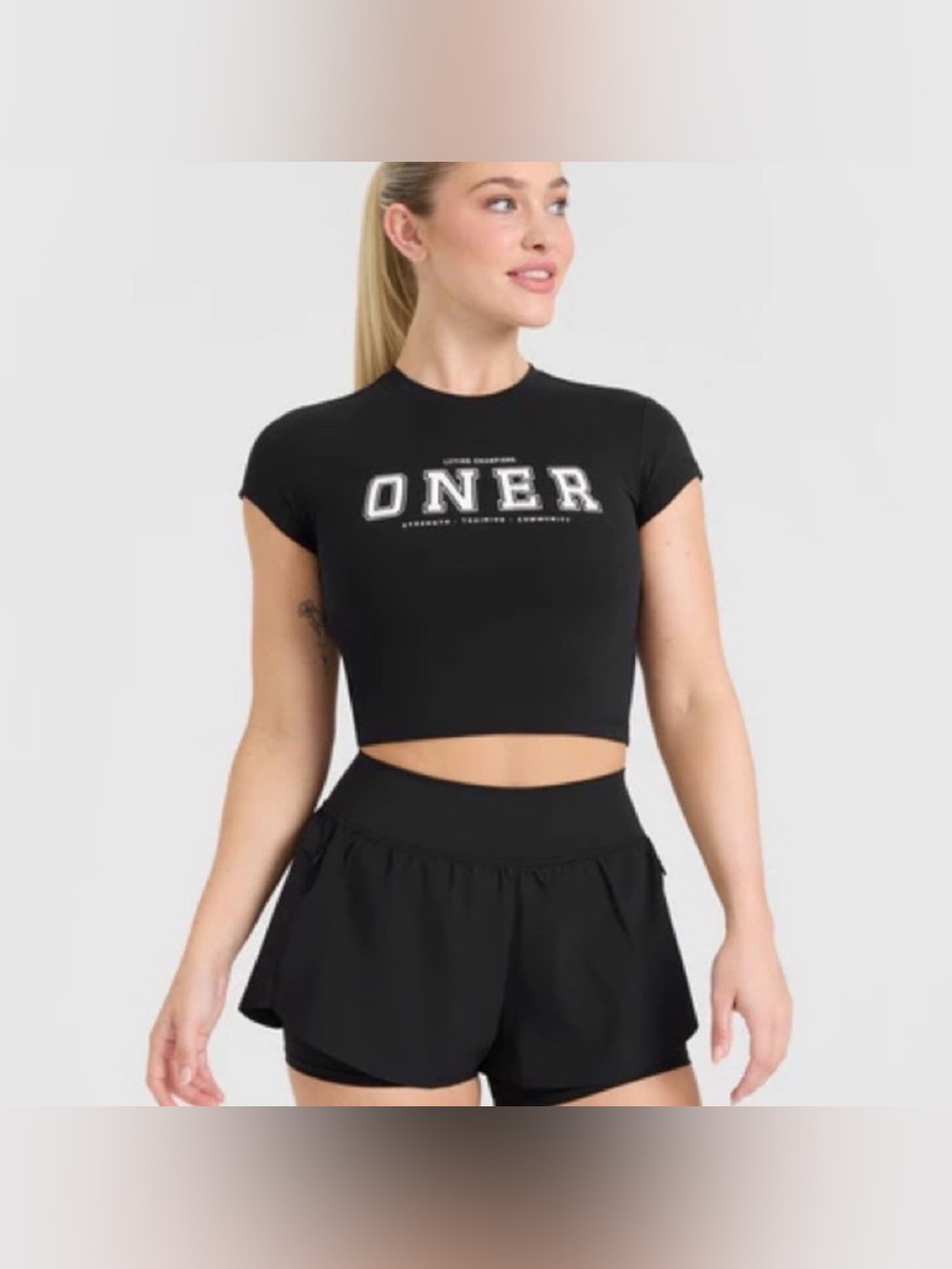Oner Active Crop T-Shirt - Small